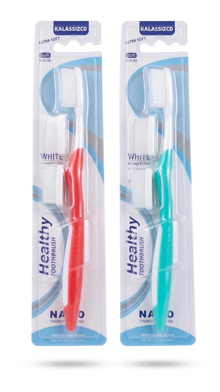 Klassizcd Toothbrush Ultra Soft With 2 Extra Head