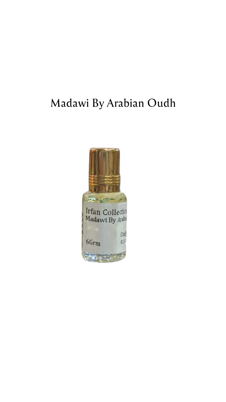 Concentrated Perfume Oil Attar Madawi By Arabian Oudh Only Fragrance 6ML
