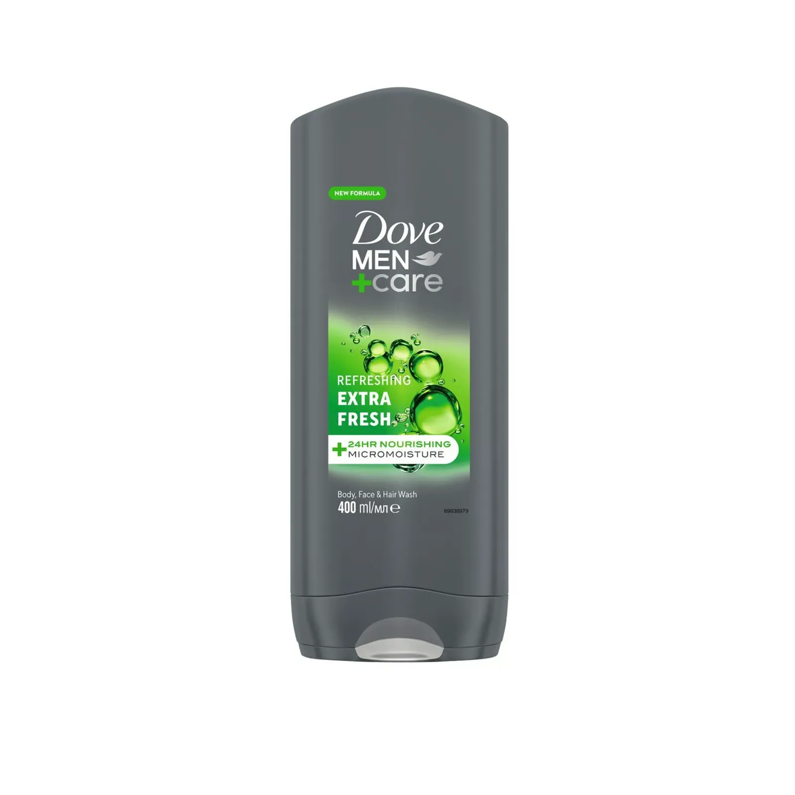 Dove Body And Face Wash Mencare Refreshing Extra Fresh 400ml