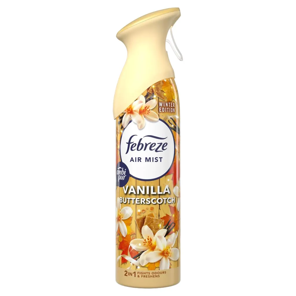 Febreze Air Freshener Mist Sun Kissed Vanilla 180ML