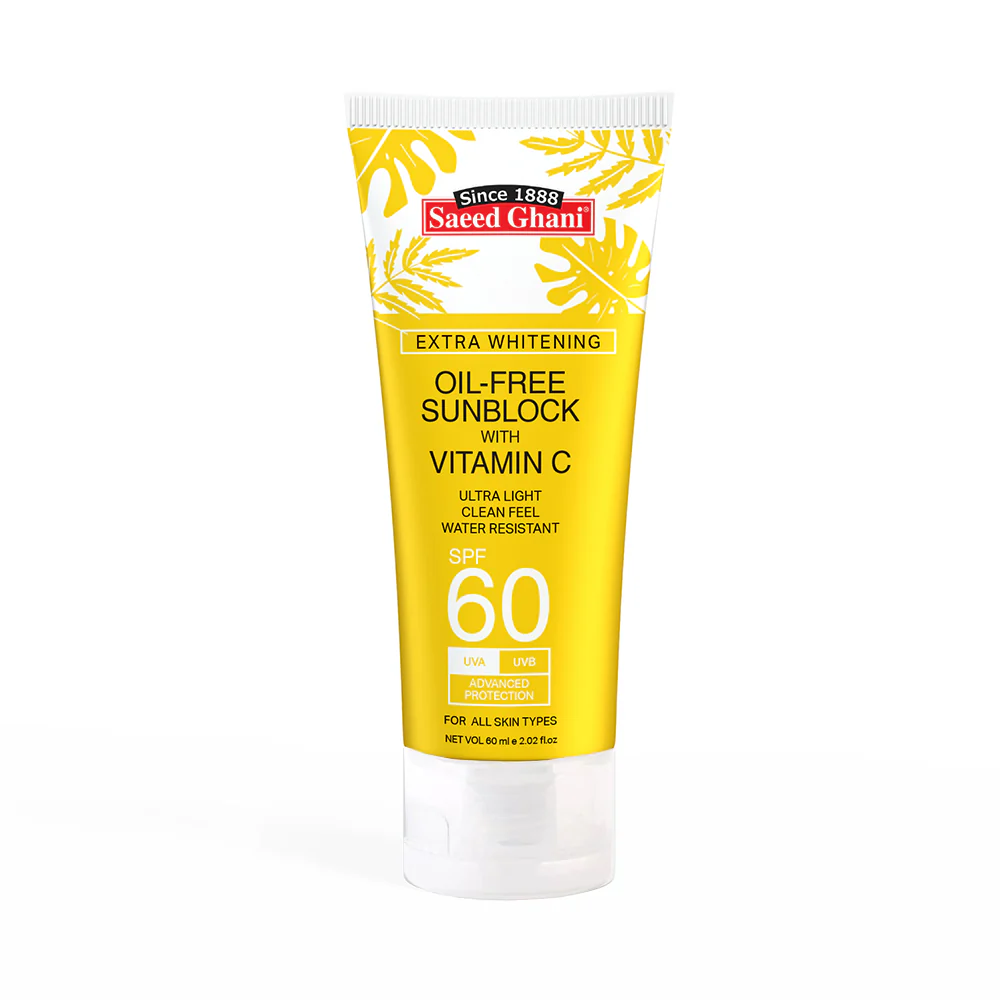 Saeed Ghani Sunblock SPF60 Oil Free Vitamin C 30ML