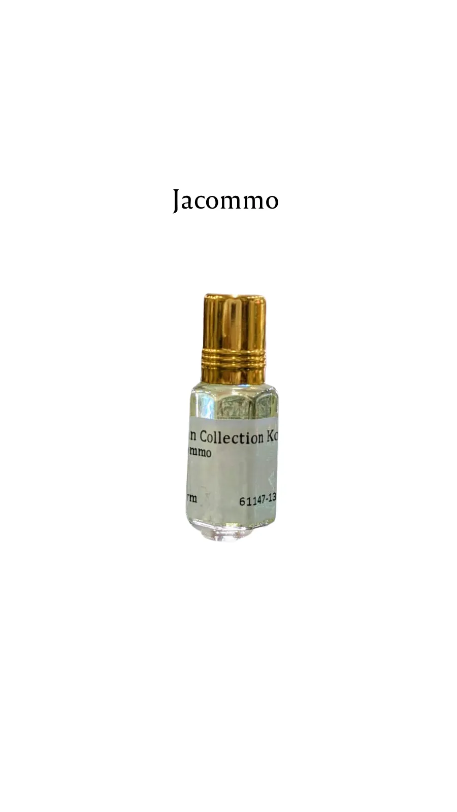 Concentrated Perfume Oil Attar Jacommo French Jacomo Parfex 6ML