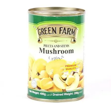 Green Farm Mushrooms Pieces Stems 400G