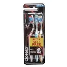 Closeup Toothbrush Deep Cleaning Medium