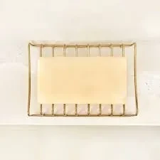 Steel Soap Stand Golden