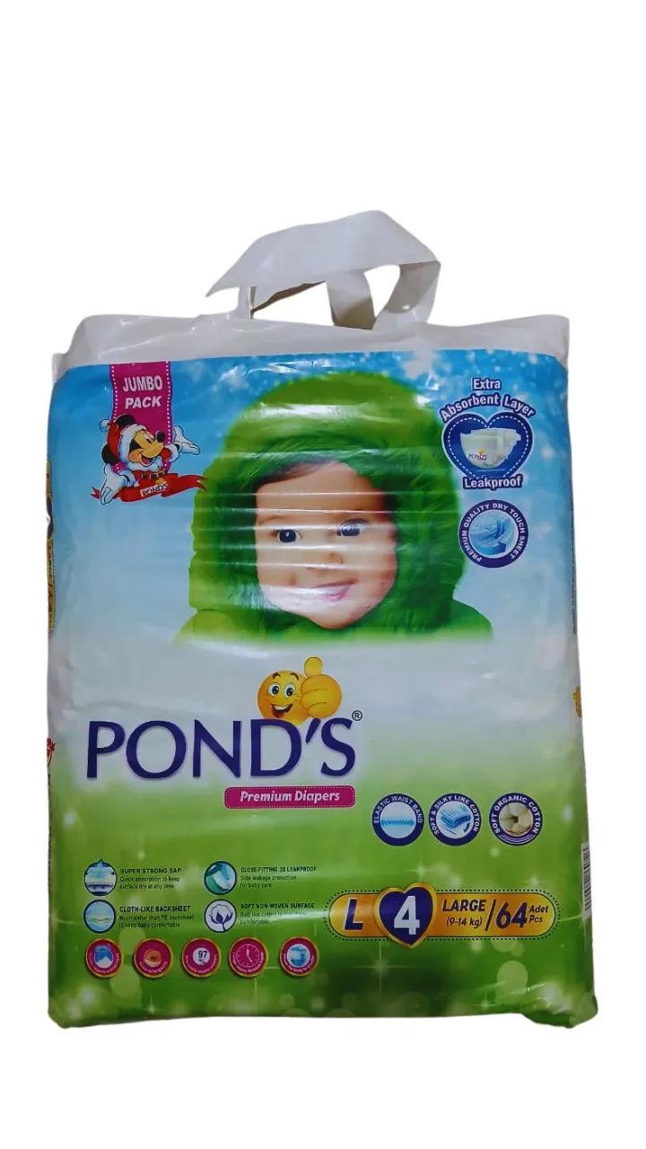 Pond's Baby Diapers 4 L 64P