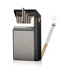 Cigarettes Case Box Usb Lighter