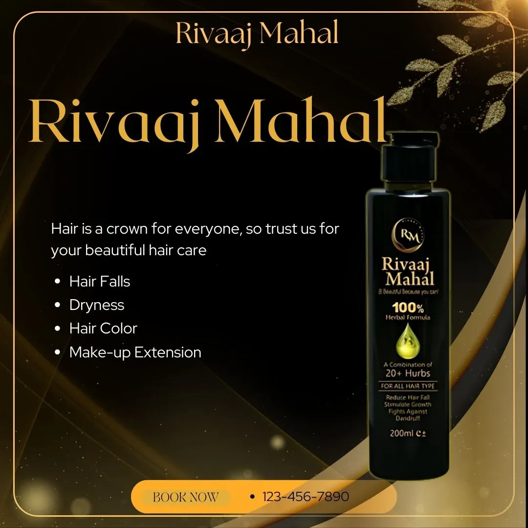 Rivaj Mahal Hair Oil  20+ Herbs 200ML