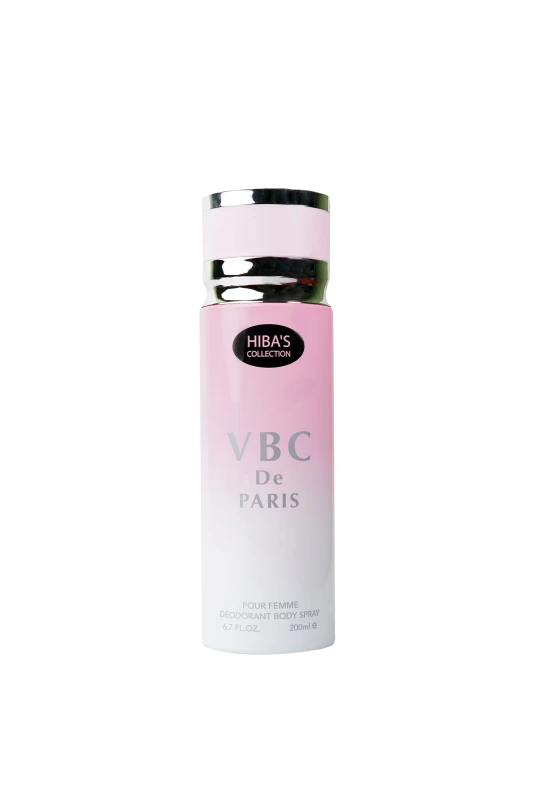 Hiba's Collection Deodorant Body Spray Femme VBC De Paris 200ML