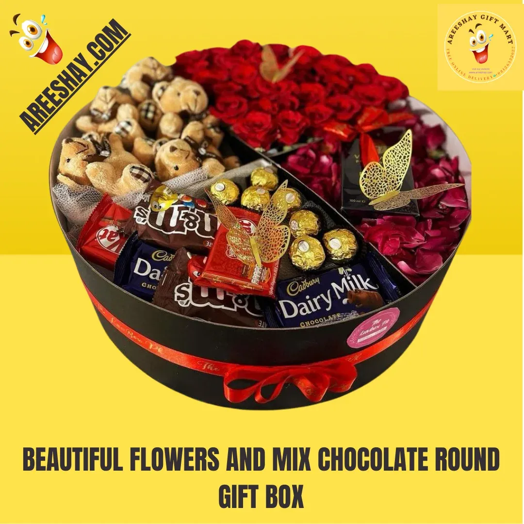 Gift Box Vip Baalti Gol Mix Color Medium
