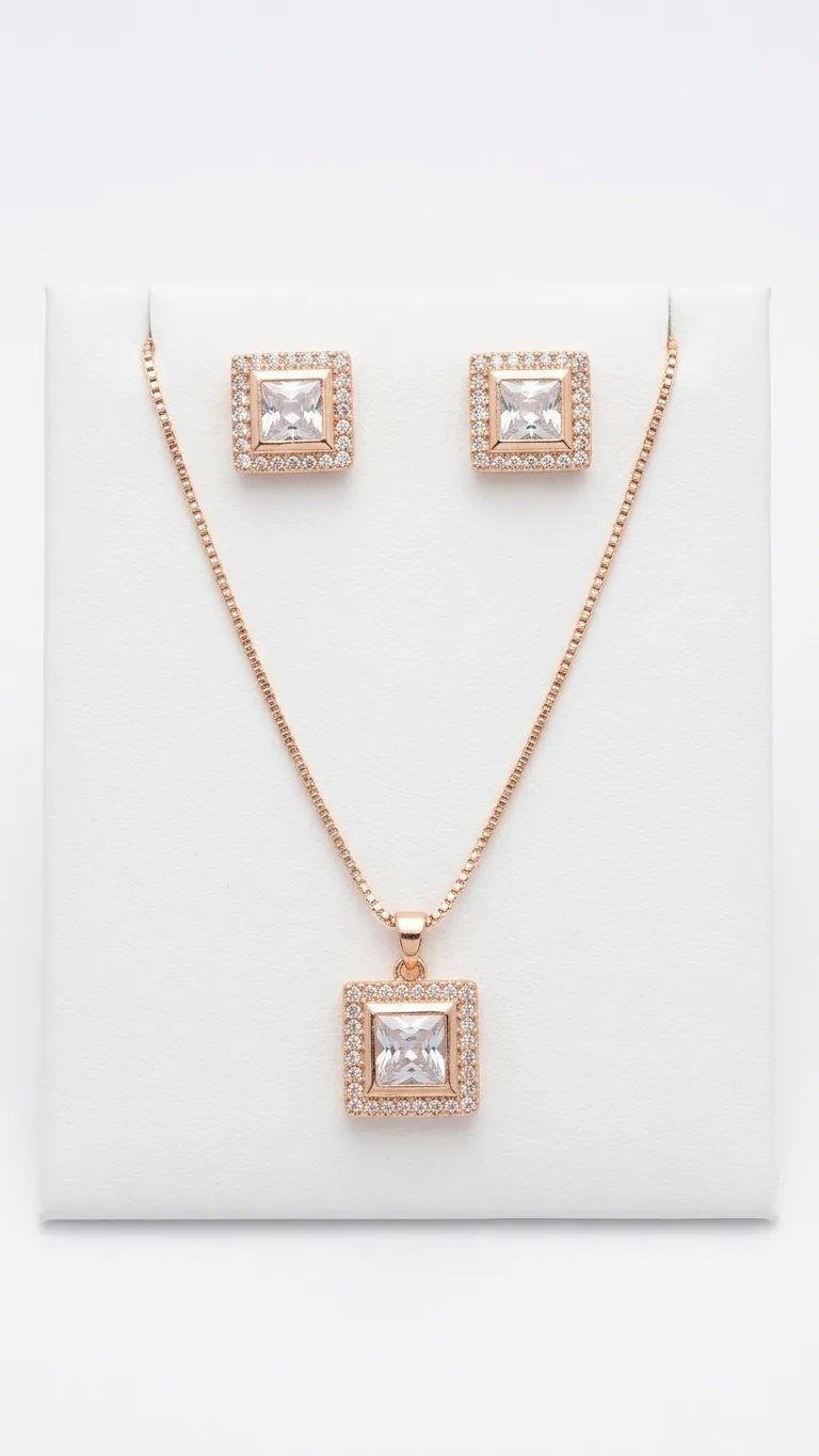Jewellery New Ear Rings Necklace Set