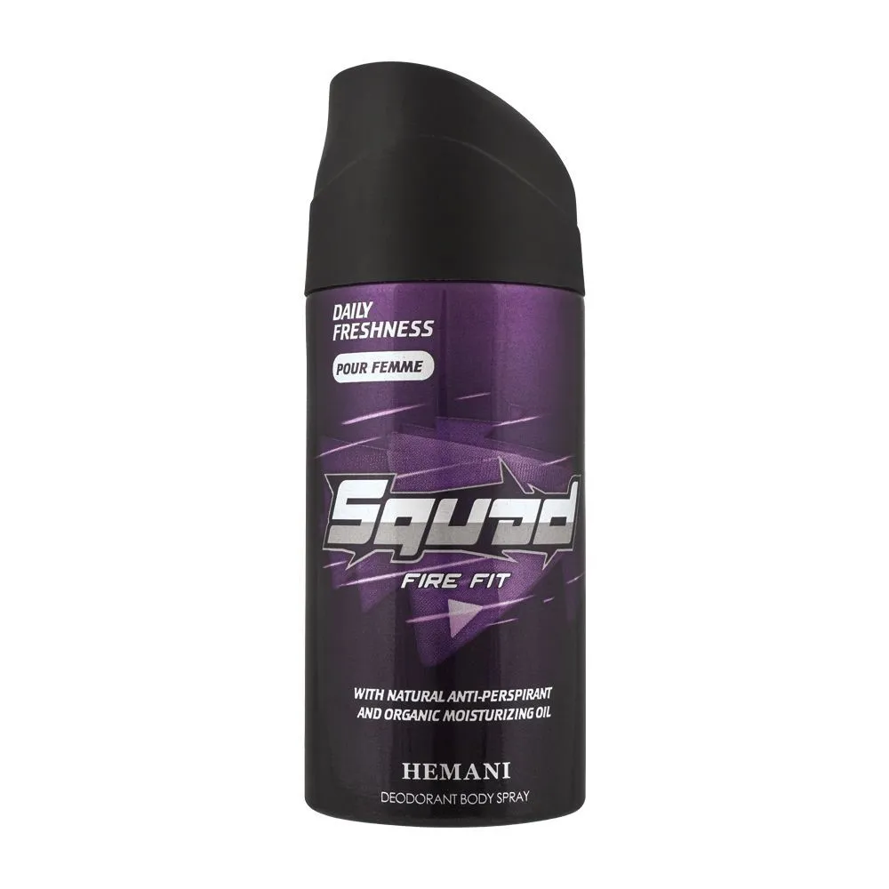 Hemani Deodorant Body Spray Squad Fire Fit 150ML