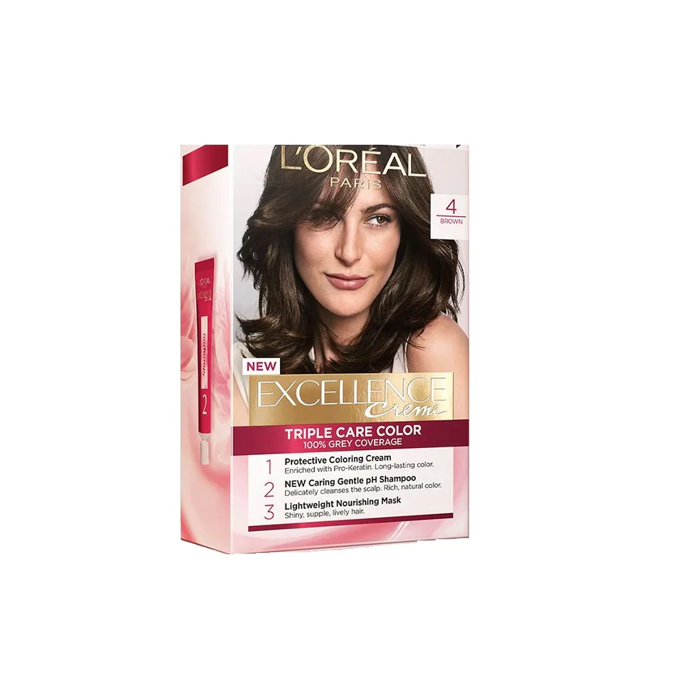 Loreal Excellence Hair Color 4 Brown