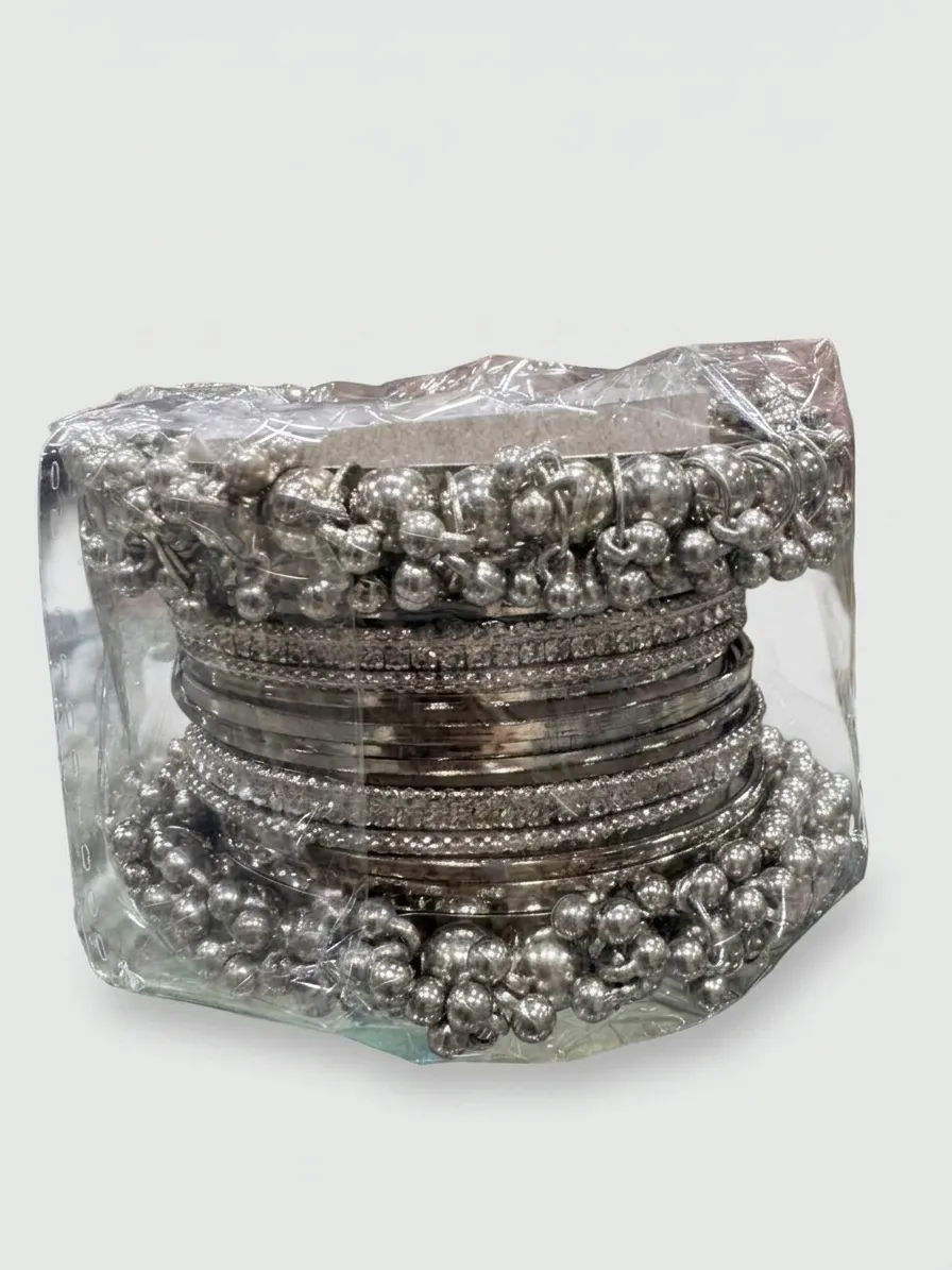 Jewellery Mix Bangles Silver