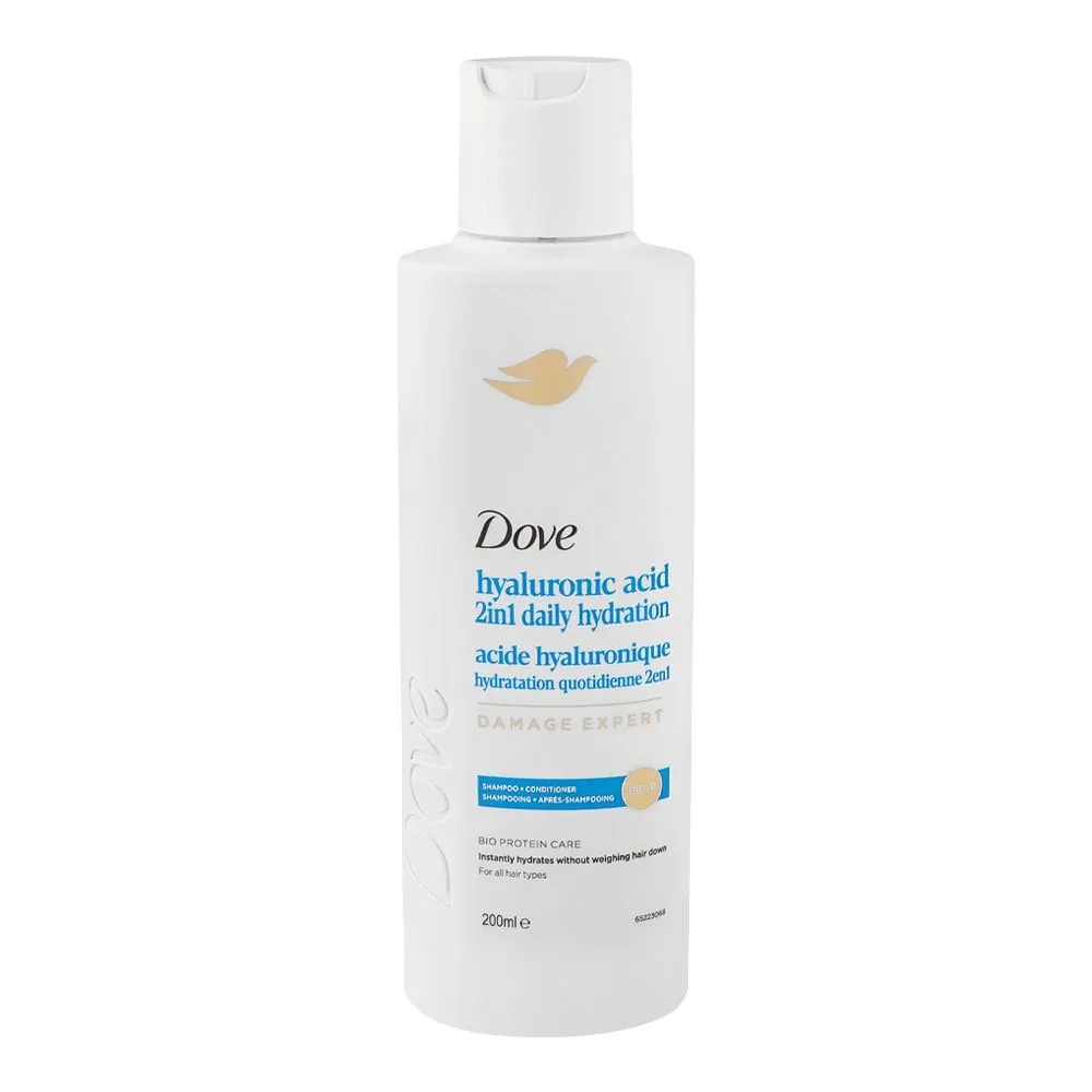 Dove Shampoo Hyaluronic Acid Damage Expert 200ML UAE