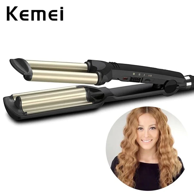Kemei Hair Curler Three Barrels KM2022