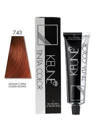 Keune Tinta Hair Color 7.43 Meduim Copper Golden Blonde