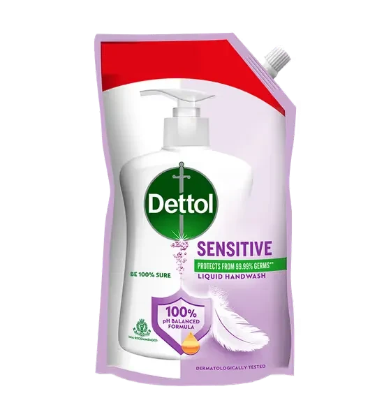 Dettol Hand Wash Pouch Sensitive 200G