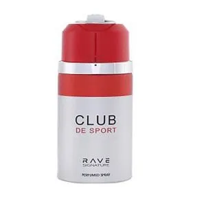 Rave Deodorant Body Spray Club De Sport 250ML