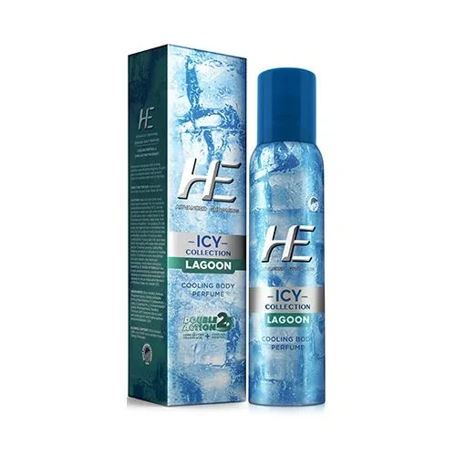 He Deodorant Body Spray Icy Collection Lagoon 122ML