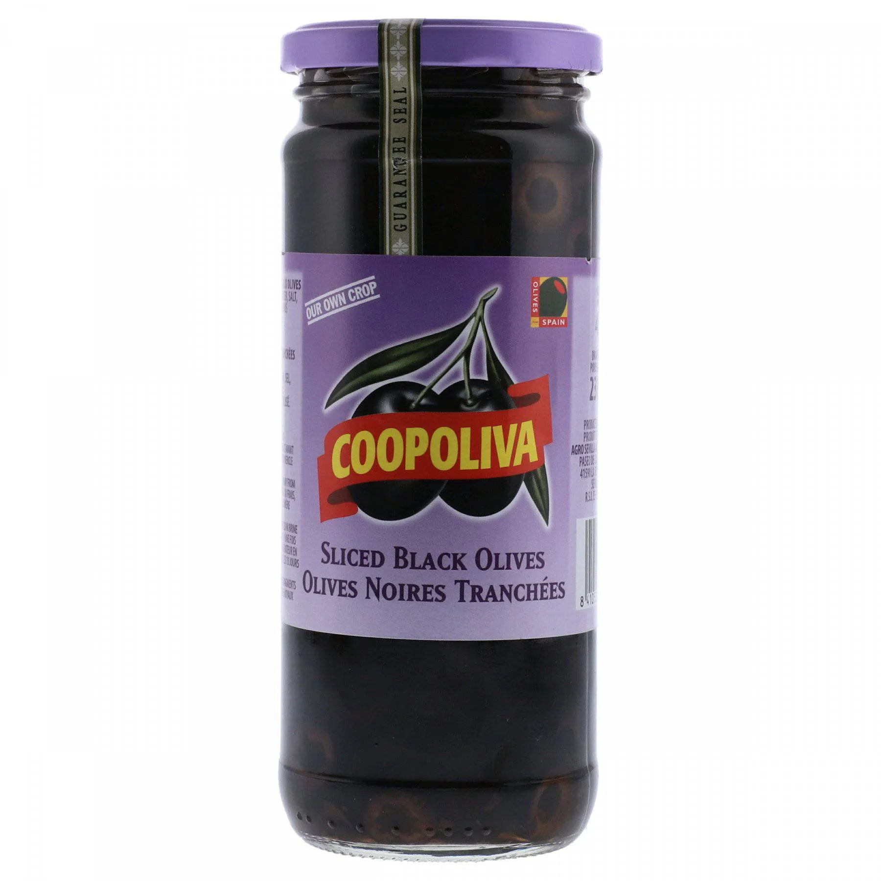 Coopoliva Olives Black Sliced 450G