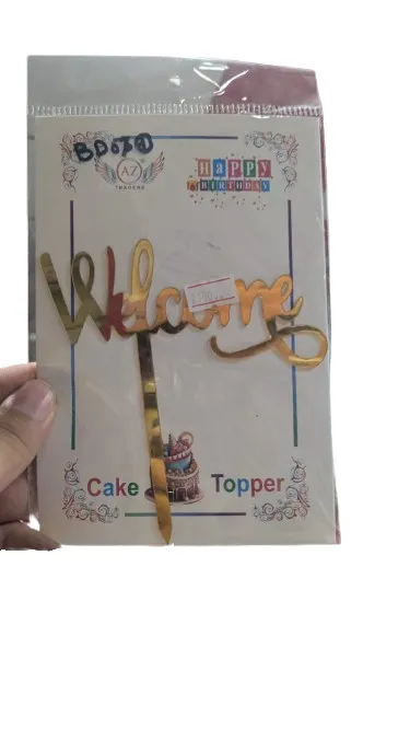 Birthday Celebration Cake Toper Acryllic