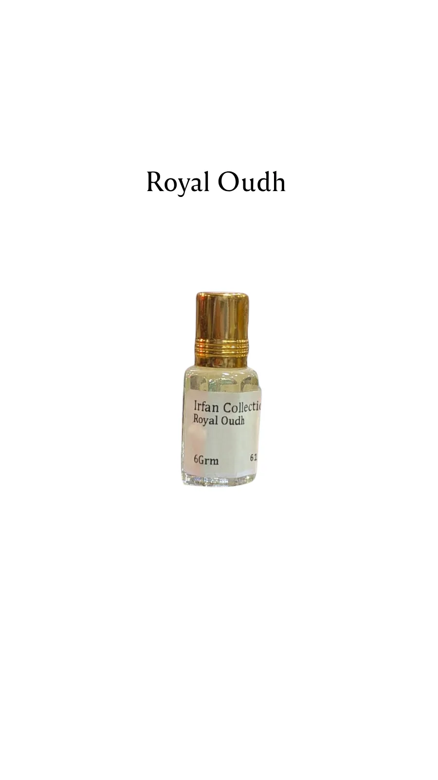 Concentrated Perfume Oil Attar Royal Oudh Niche Creed Parfex 6ML