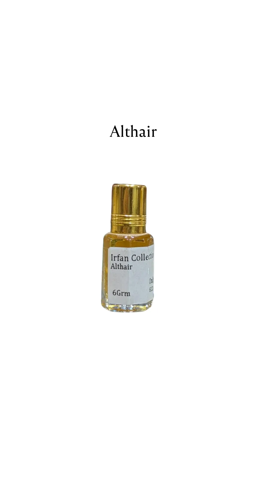 Concentrated Perfume Oil Attar Althair Perfume De Marly Only Fragrance 6ML