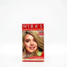 Hibas Collection Hair Colour Kit Dark Ash Blonde 60N
