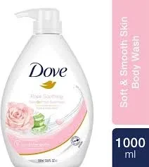 Dove Body Wash Rose Smooth 1L