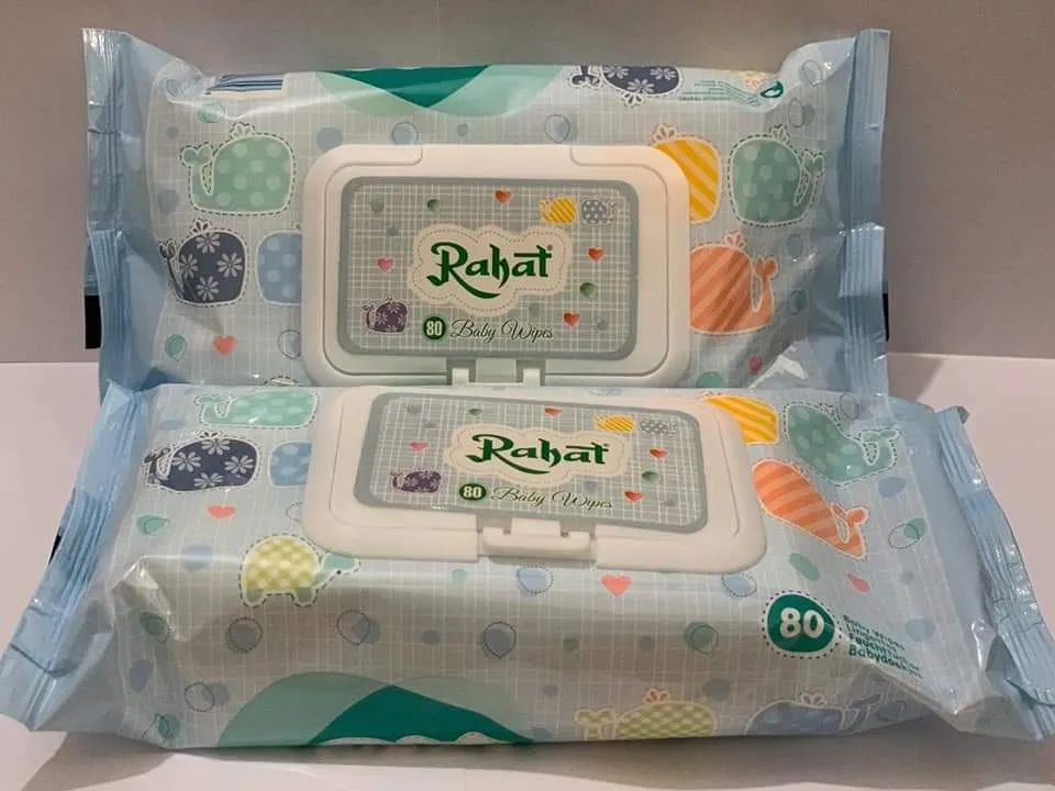 Rahat Baby Wipes 70p