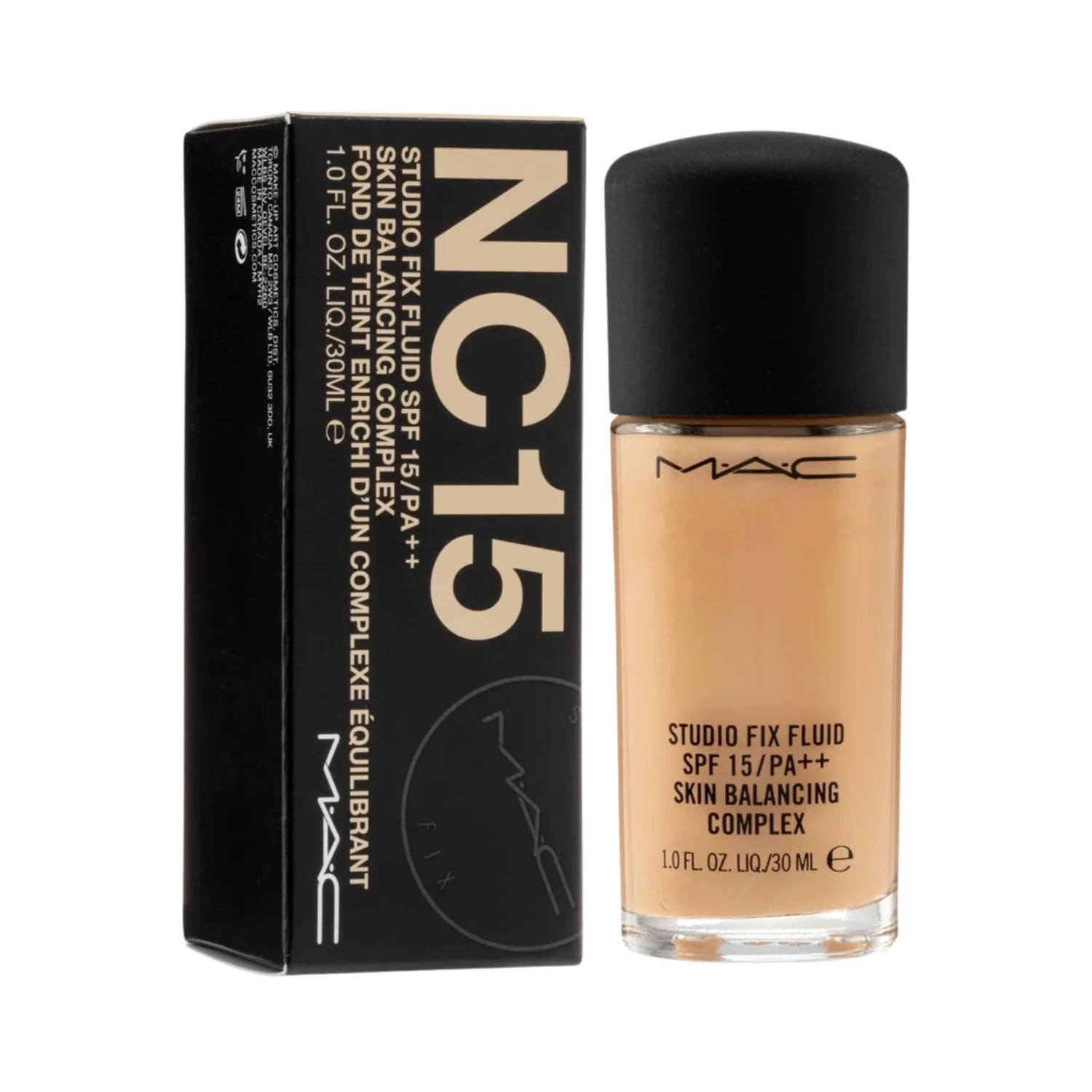 Mac Foundation Studio Fix Fluid SPF15 NC15 30ML