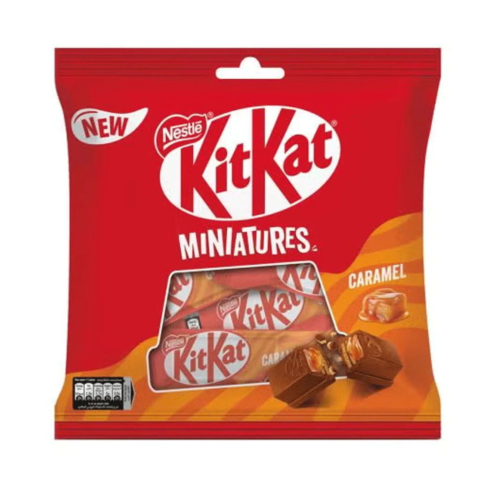 Kitkat Chocolate Pouch Miniature Caramel 110G