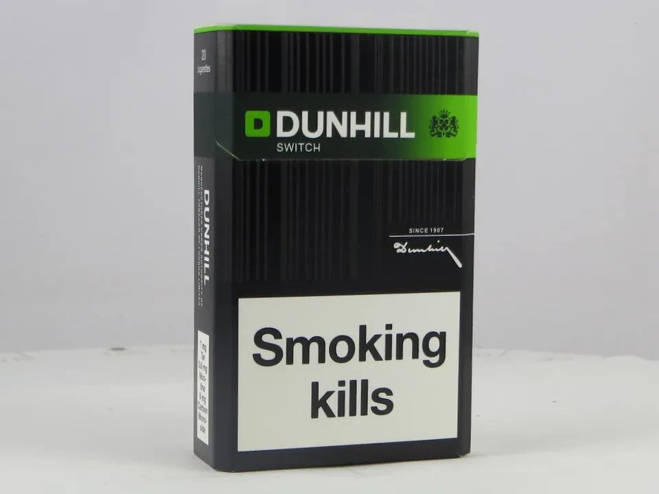 Dunhill Cigarettes Switch Green Smoking-Kills