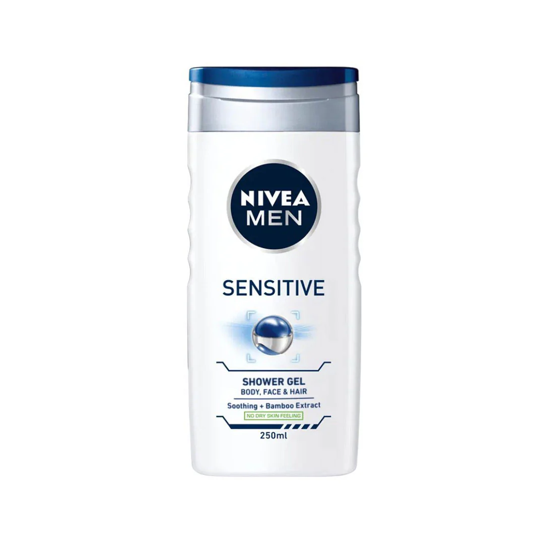 Nivea Body Wash Men Sensitive 3In1 250ML