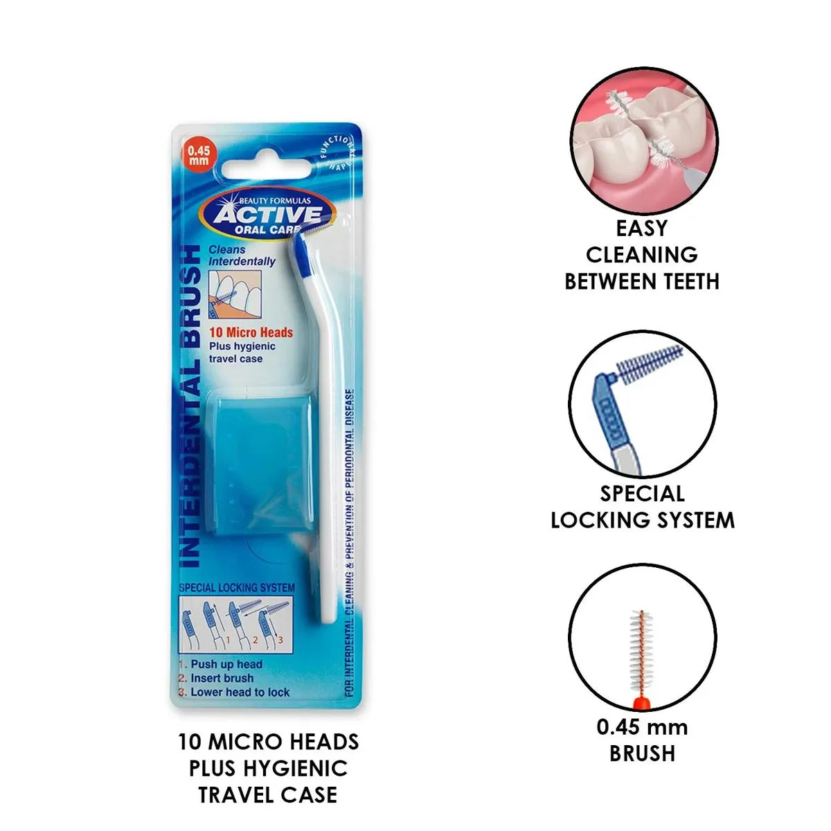 Beauty Formulas ToothBrush Active Oral Care Interdental Brushes