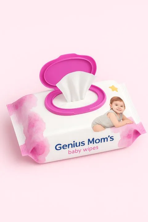 Genius Moms Baby Wipes 84P White