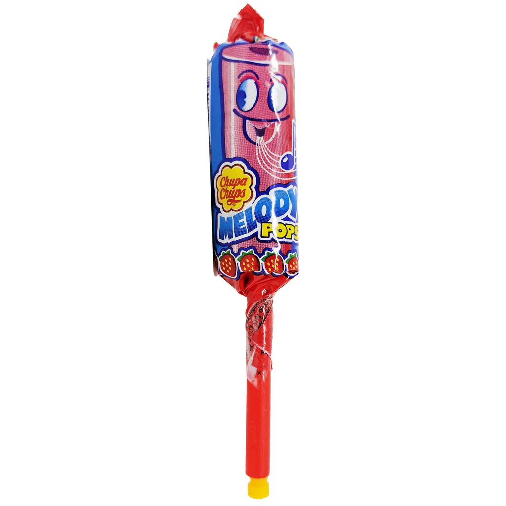 Chupa Chups Lollipop Melody Pops Strawberry 4/15G