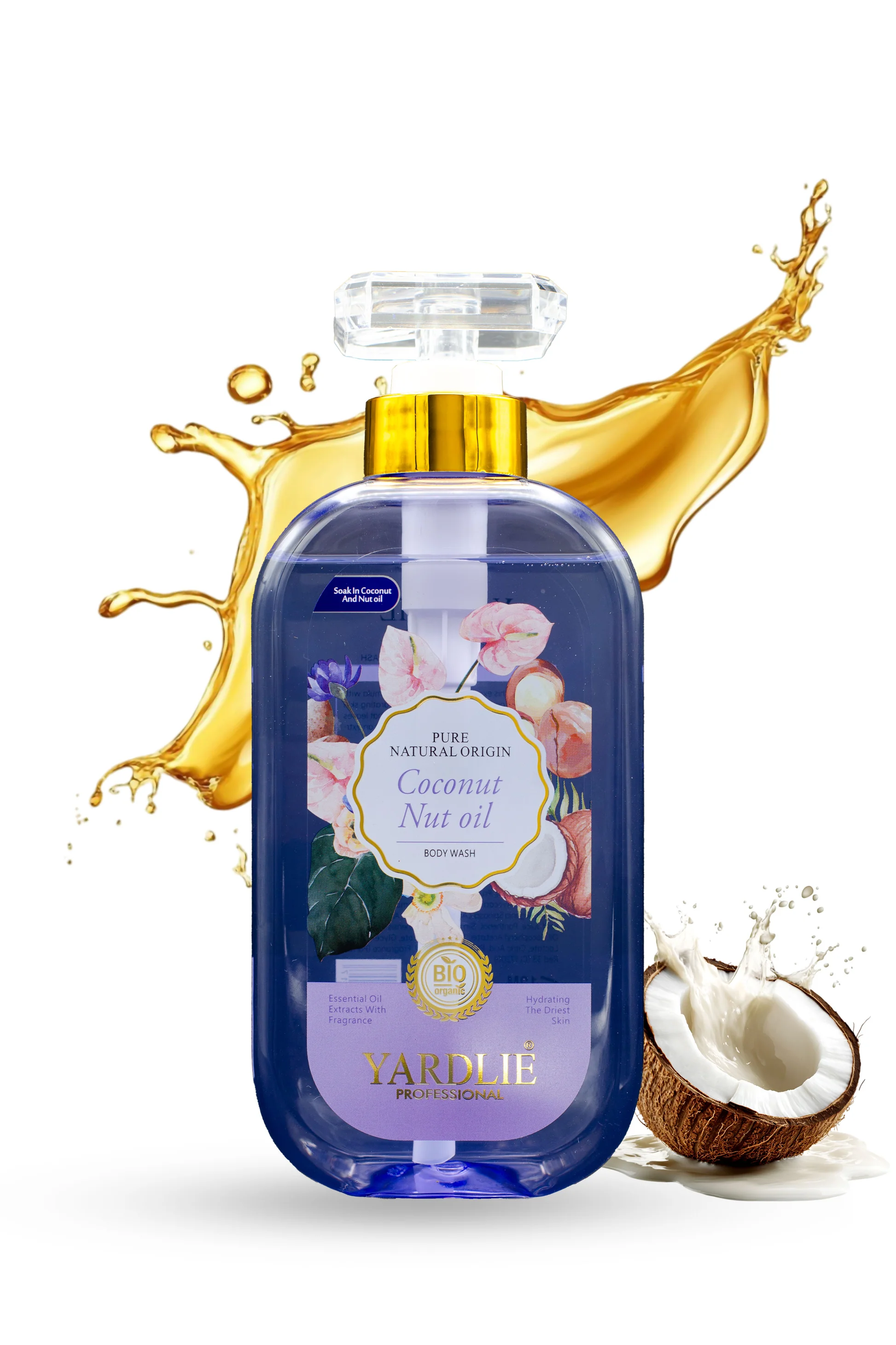 Yardlie Professional Body Wash Coconut Nut Oil YDL912 500ML