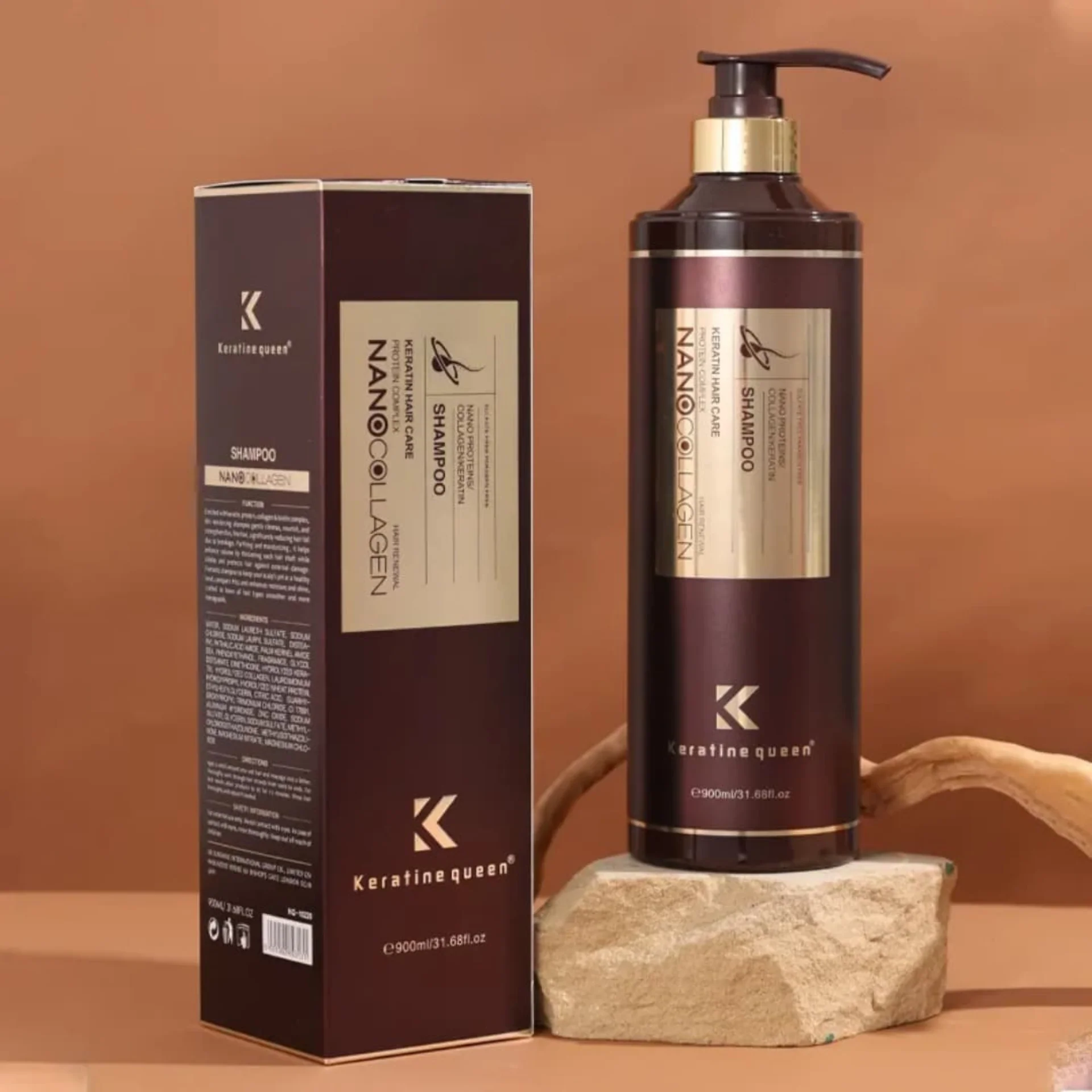 Keratine Queen Shampoo Nano Collagen 900ML