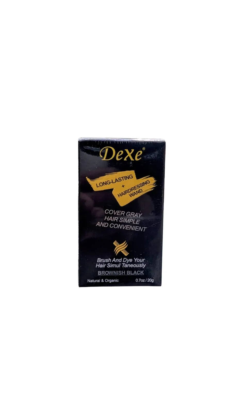 Dexe Hair Color Comb #02 Brownish Black 20G