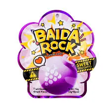 Baida Rock Popping Candy Grape Flavour 16G