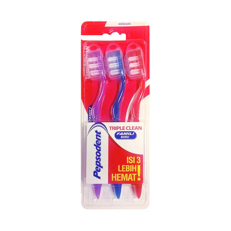 Pepsodent Tooth Brush Tripple Clean 3S
