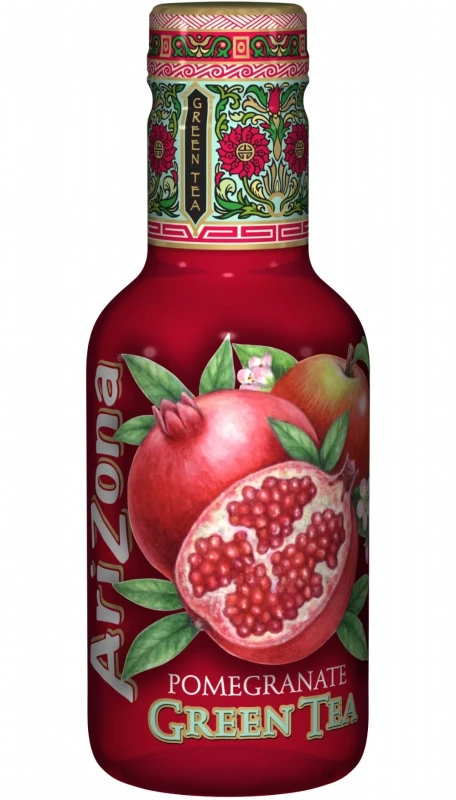 Arizona Green Tea Pomegranate 500ML