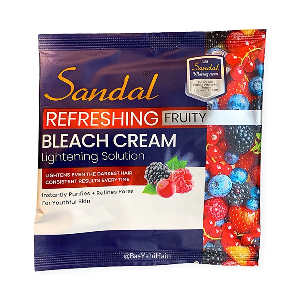 Sandal Cream Bleach Fruity Sachet