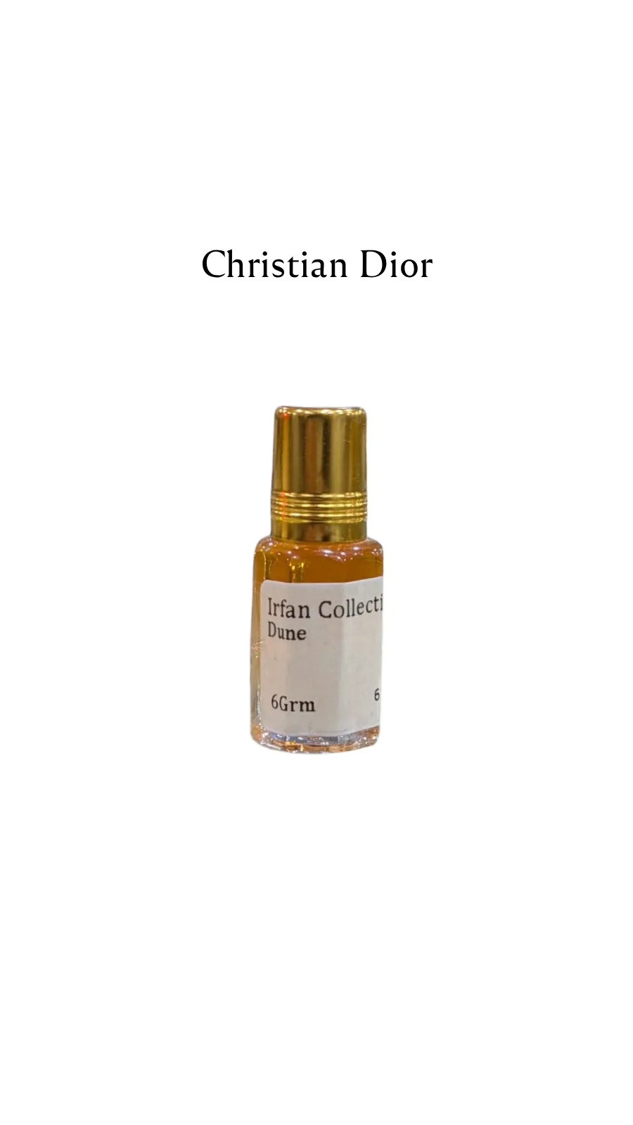 Concentrated Perfume Oil Attar Dune French Christian Dior Charabot 6ML