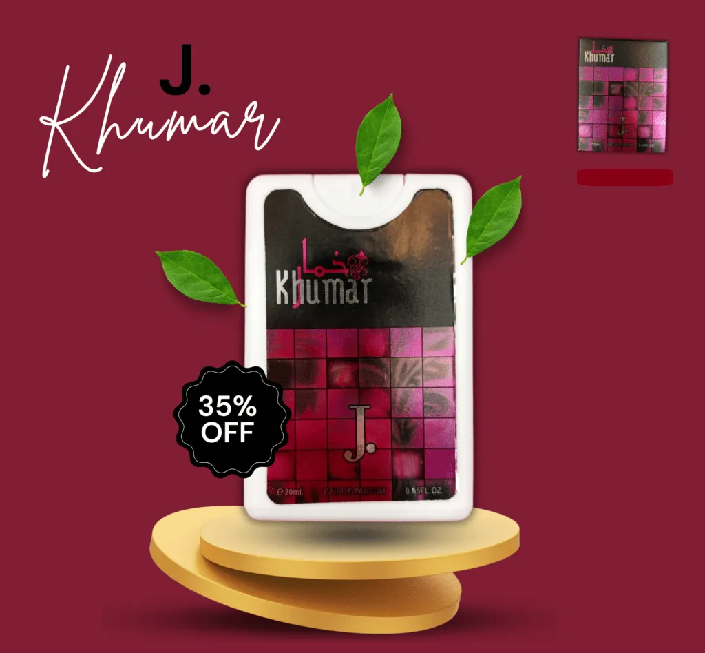J. Eau De Perfume Pocket Khumar Red 20ml