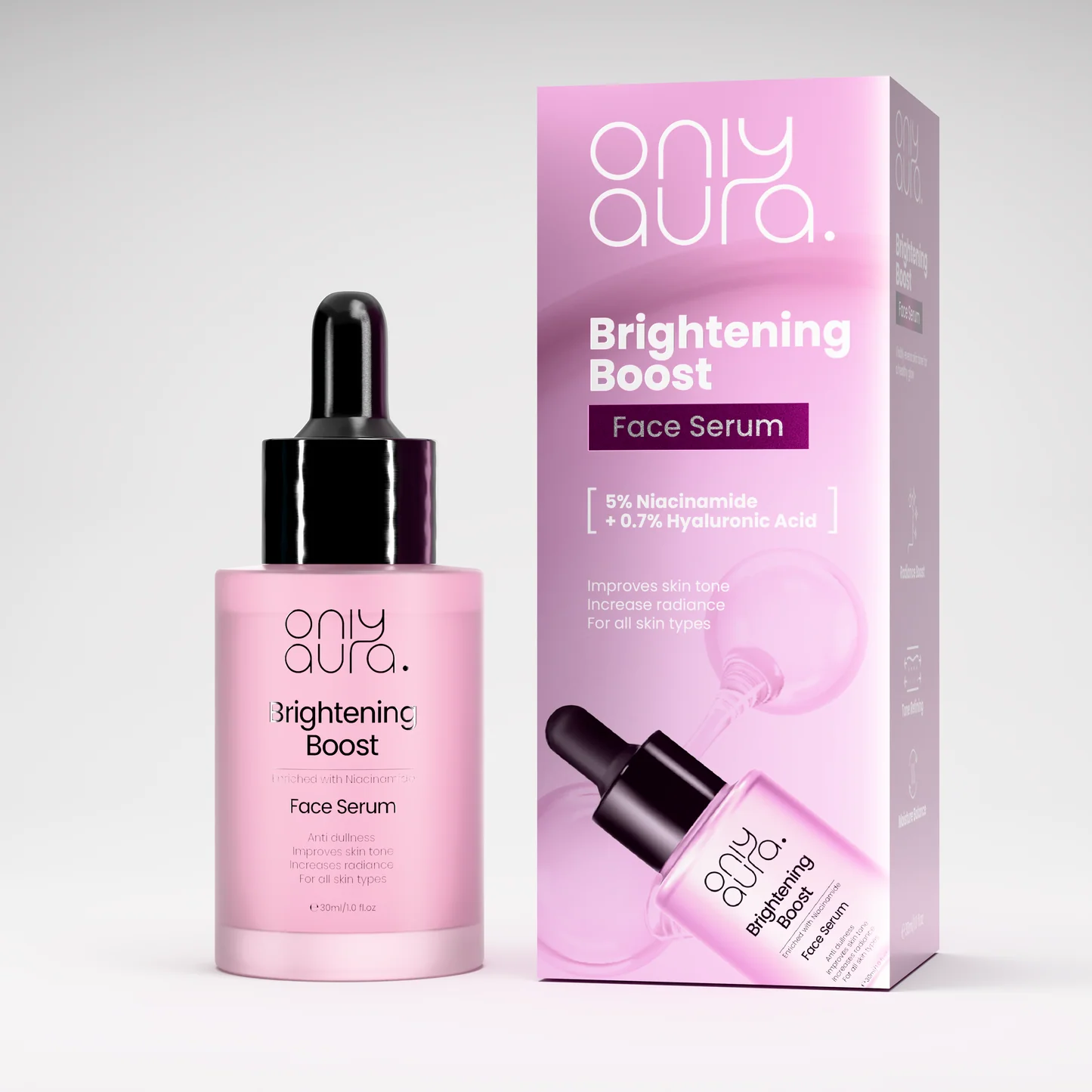 Only Aura Face Serum Brightening Boost 30ML