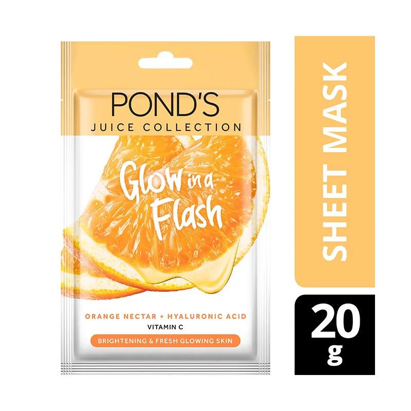 Pond's Sheet Mask Orange Glow In A Fresh 25G