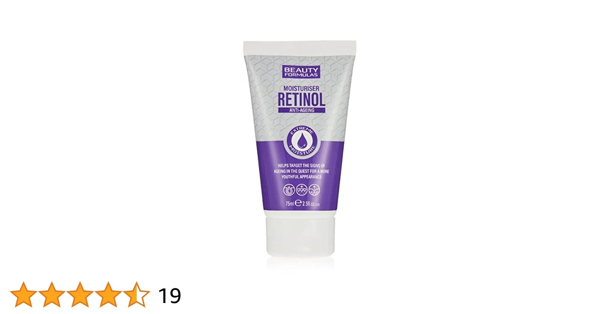 Beauty Formulas Moisturiser Retinol 75ML